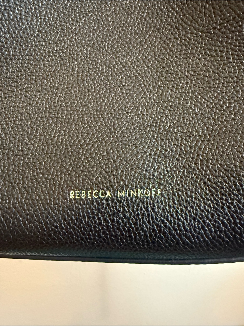 Rebecca Minkoff Black Leather Shoulder Hobo with Ring Accents - Picture 3 of 5